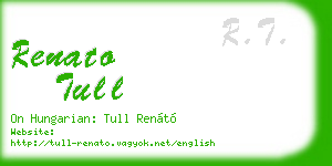 renato tull business card